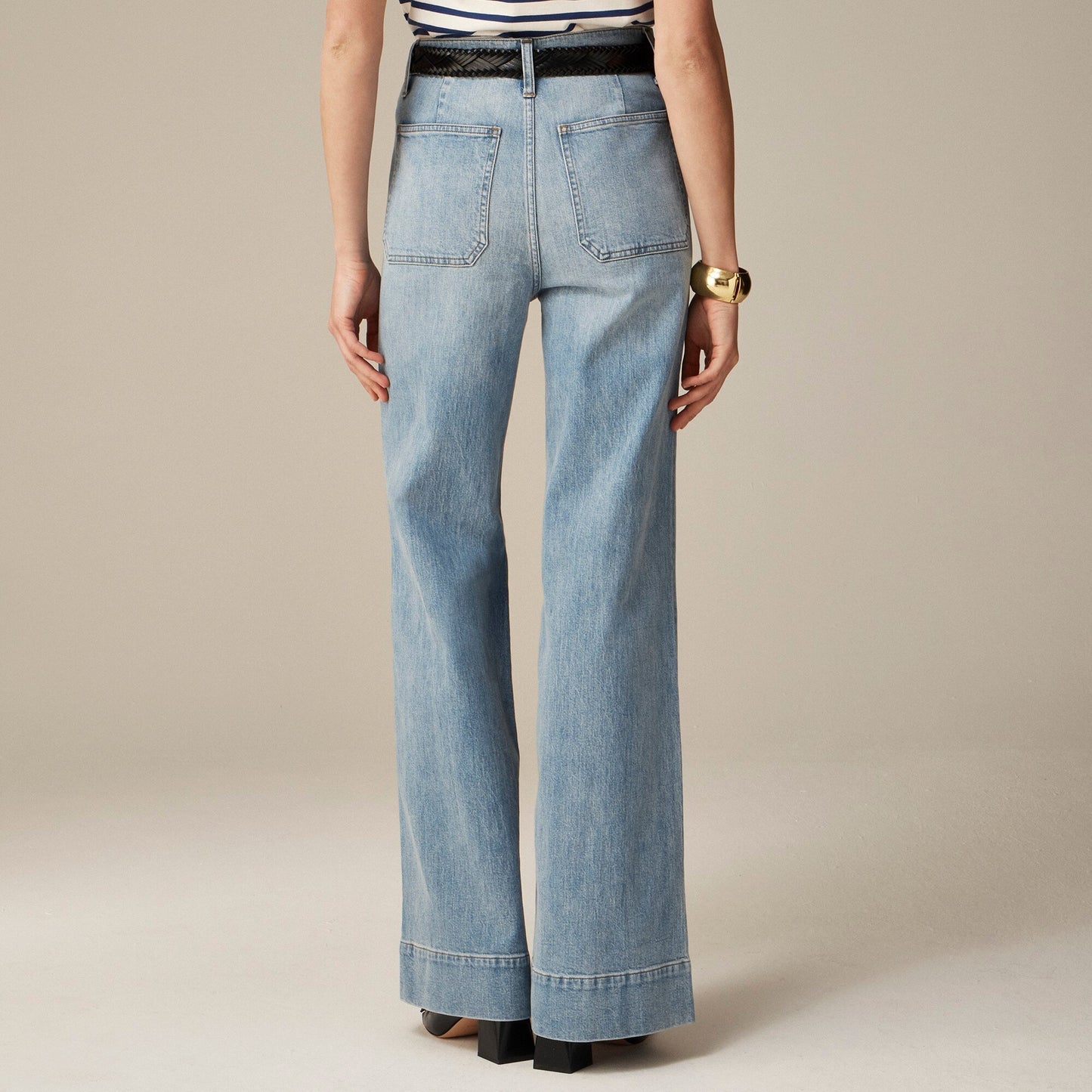 Blue River Wash-Sailor Wide Leg Trouser